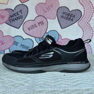 Size 11 -‎ SKECHERS BURST Mens Shoes Black Air Cooled Memory Foam 52610